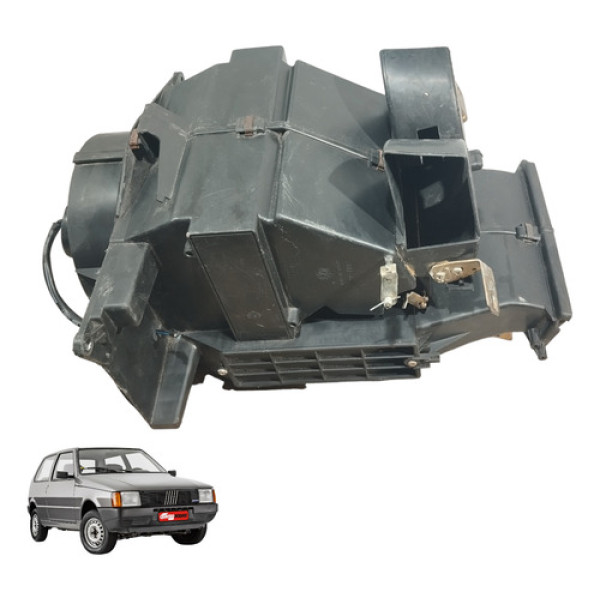 Caixa De Ar Forçado Sem Ar-condicionado Uno Prio 85 A 93 Preto