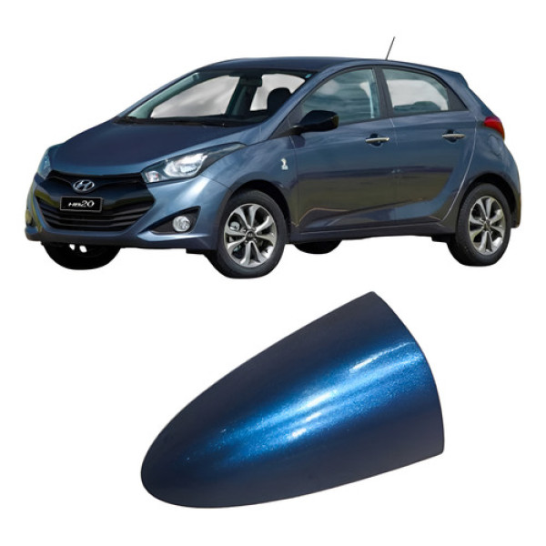 Acabamento Maçaneta Dianteira Direita Hyundai Hb20 1.0 3c 20 Azul Dianteira