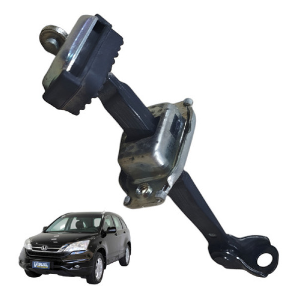 Limitador Porta Traseiro Esquerdo Crv 2009 2010 2011 Preto