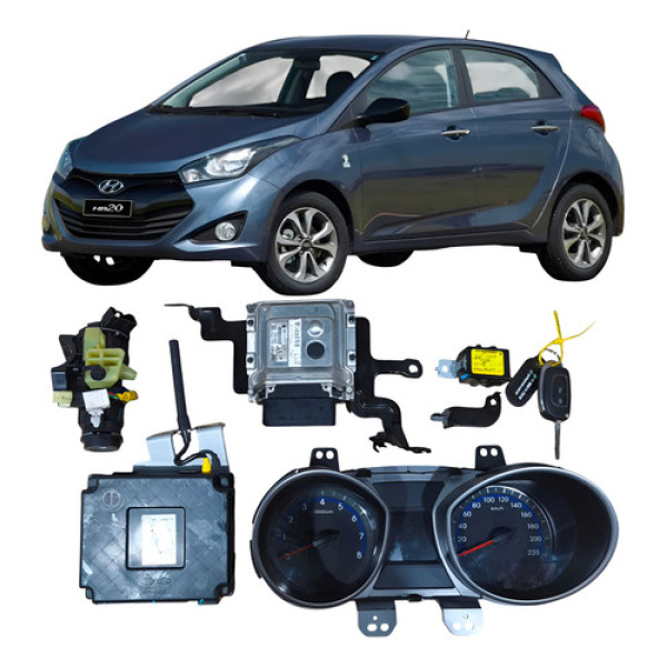 Kit Code Módulo Injeção Hyundai Hb20 1.0 3c 2017 954001s024