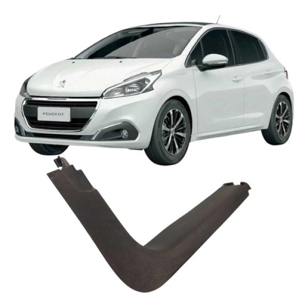 Soleira Porta Dianteira Direita Peugeot 208 2017 98002700 Cinza