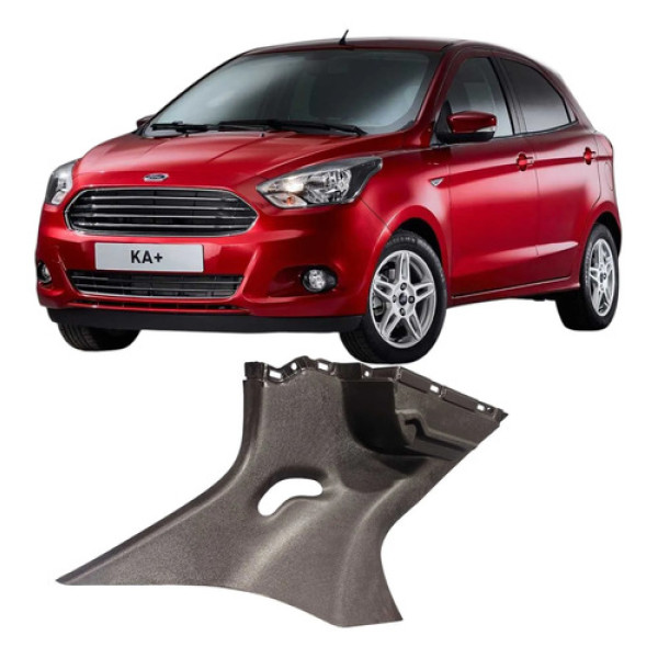 Moldura Suporte Tampão Bagagito Esquerdo Ford Ka 1.0 2017 Preto
