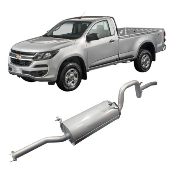 Escapamento Silencioso Chevrolet S10 4x4 2.8 2013 A 2016