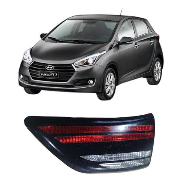 Lanterna Porta Malas Esquerda Hyundai Hb20 2017 924031s000 P Esquerdo/motorista Preto
