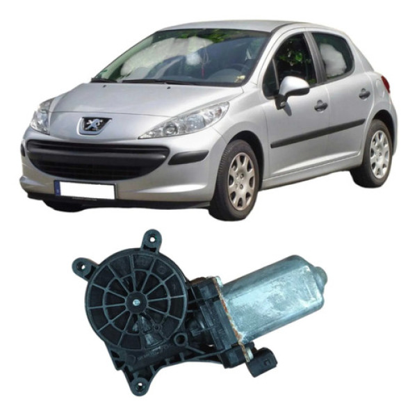 Motor Vidro Traseiro Direito Peugeot 207 2009 1.4 Original