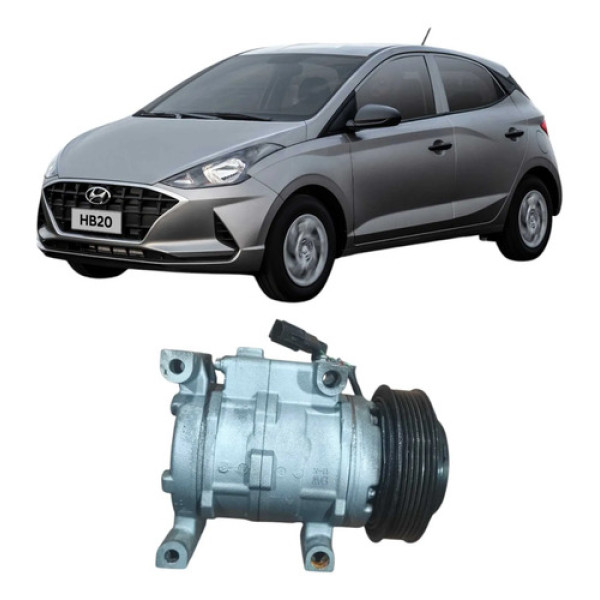 Compressor Ar Condicionado Hb20 1.0 Flex 2020 97701r1000