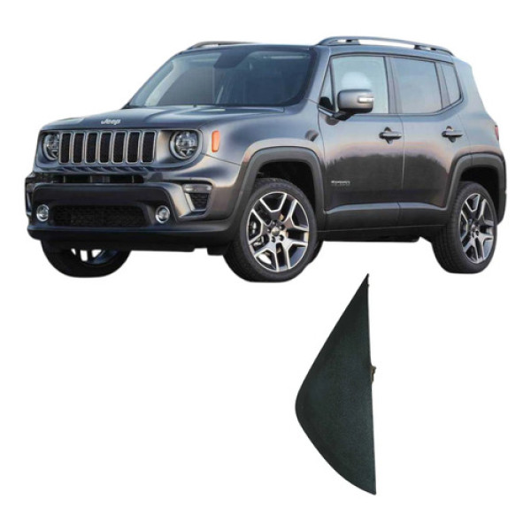 Acabamento Esquerdo Painel Jeep Renegade 2019 1.8  735579056 Preto
