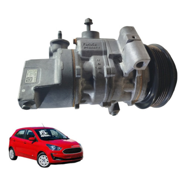 Compressor Ar Condicionado 1.0 3cc Se Ford Ka 2014 A 2021