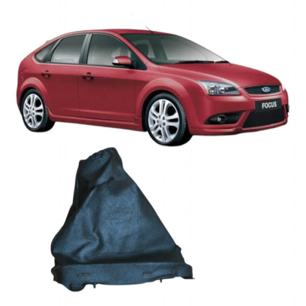 Acabamento Aro Coifa Freio Mão Ford Focus 2008 4545a044l48aa Preto