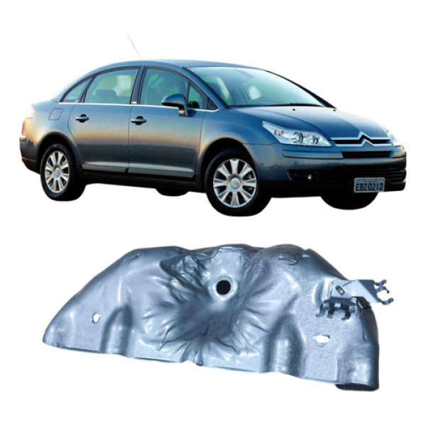 Defletor De Calor Coletor Escape Citroën C4 2.0 2008 9655397