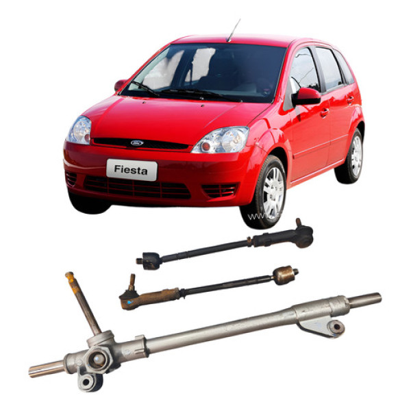 Caixa De Direção Ford Fiesta 2007-2012