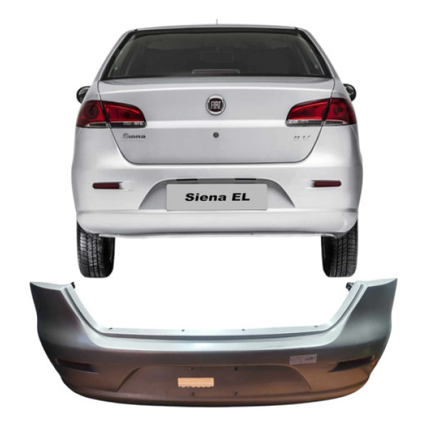 Parachoque Traseiro Fiat Siena 1.0 2013 100169347 Original