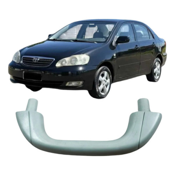 Alça Teto Pega Mão Dianteiro Esquerdo Toyota Corolla 2004 Preto