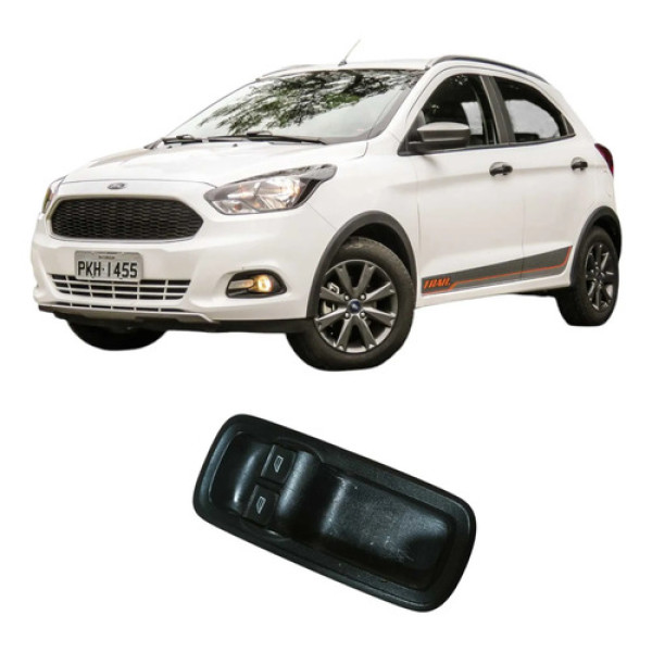 Botão Vidro Dianteiro Esquerdo Ka 2014 1.0 3c E3b514a132ab