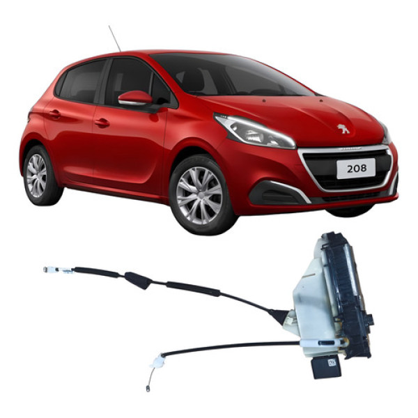 Fechadura Porta Traseira Esquerda Peugeot 208 2019
