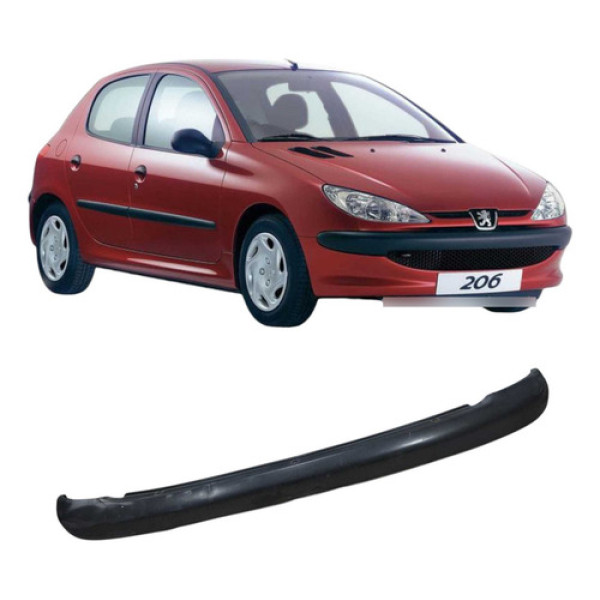 Friso Para-choque Traseiro Peugeot 206 2008 9628638477 1.4 Preto