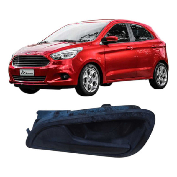 Maçaneta Interna Porta Esquerda Ford Ka 2015 E3b5a22601acw P Prata Dianteira/traseira