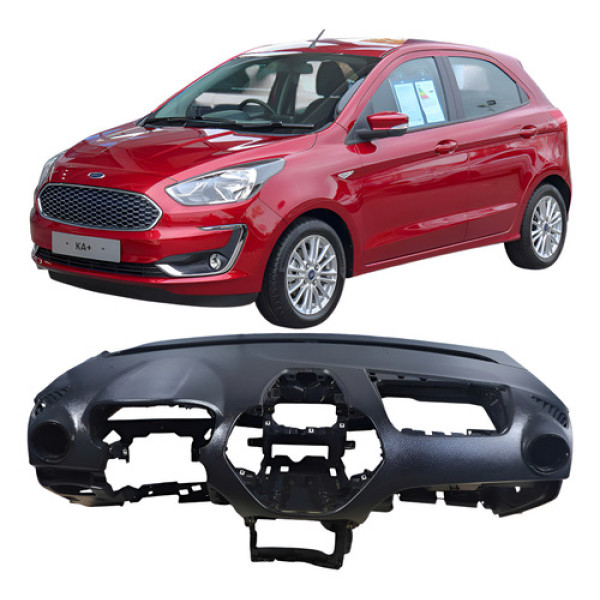 Capa Painel Frontal Instrumentos Ford Ka Se 1.0 3c 2018  Preto Listras