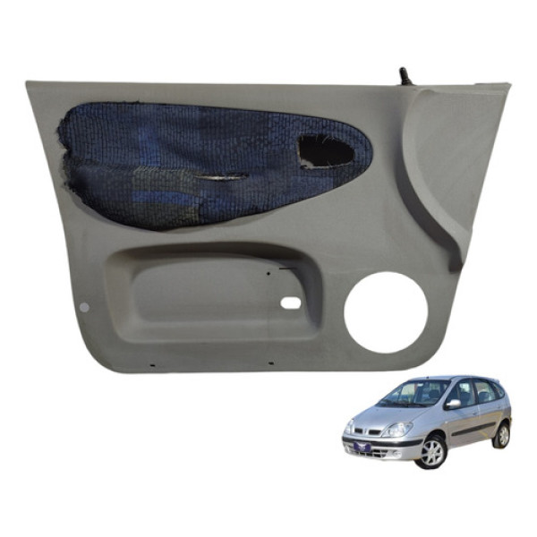 Forro Porta Dianteiro Esquerda Renault Scenic 1999 A 2011 Cinza