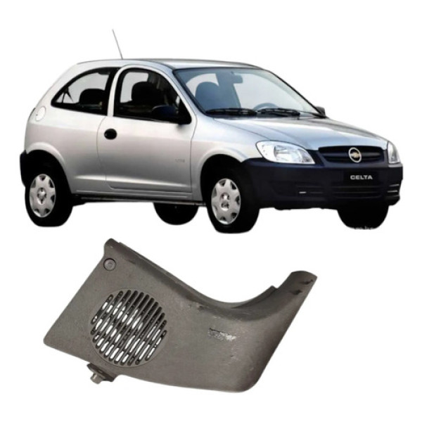 Moldura Soleira Dianteira Direita Chevrolet Celta 2010 Preto