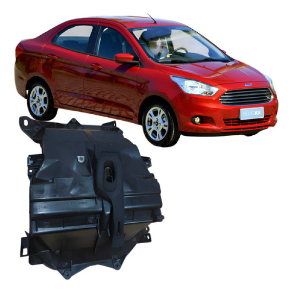 Tampa Caixa Evaporadora Ford Ka 2018 00195320 Preto Preto