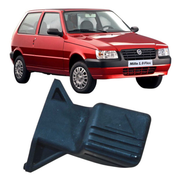 Maçaneta Dianteira Esquerda Externa Fiat Uno Mille 2006 1.0 Preto Dianteira