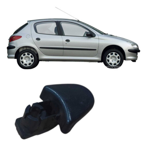 Acabamento Cinto Segurança Peugeot 206 2008 1.4 9616399677 Preto