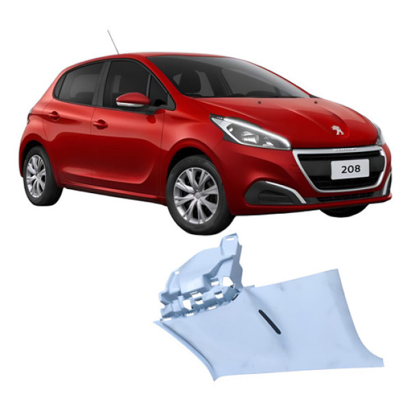 Suporte Direito Bagagito Peugeot 208 2019 98013062 Prata Prata