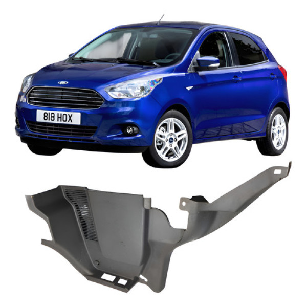 Acabamento Porta Malas Direito Ford Ka 2017-2021 E3b5a3106a. Preto