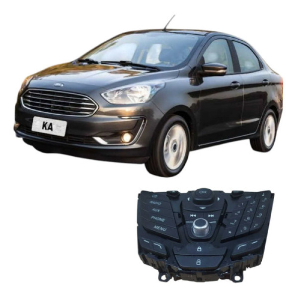 Painel Controle Rádio Ford Ka 2018 Original