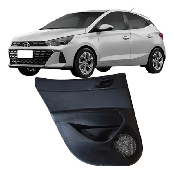 Forro Porta Traseira Esquerdo 4p Hyundai Hb20 2021 83310r121