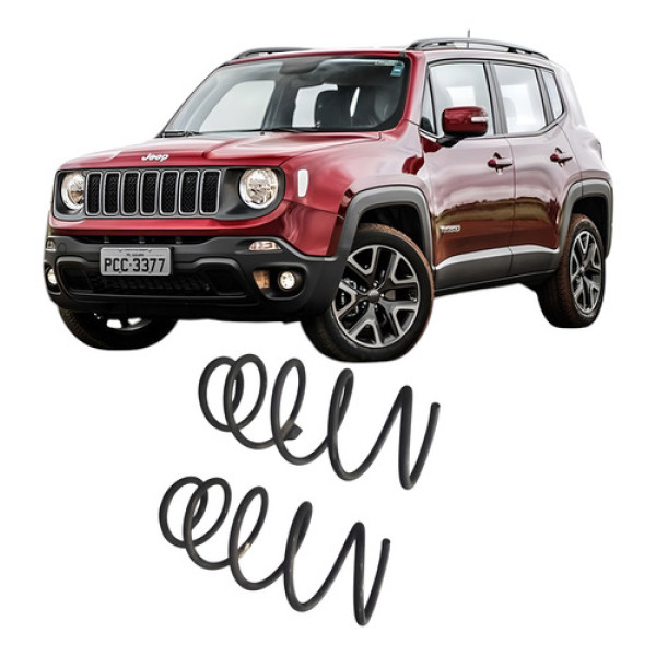 Par De Molas Traseiras Jeep Renegade 2015- 2019 .