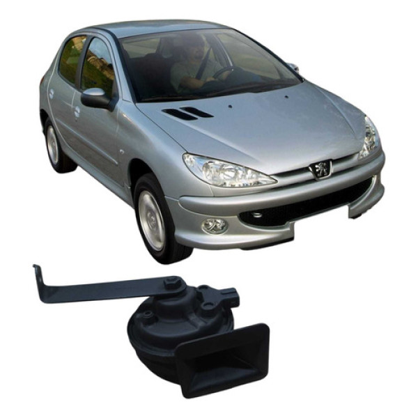 Buzina Caracol Peugeot 206 Sensation 2008 1. 4 9646829780