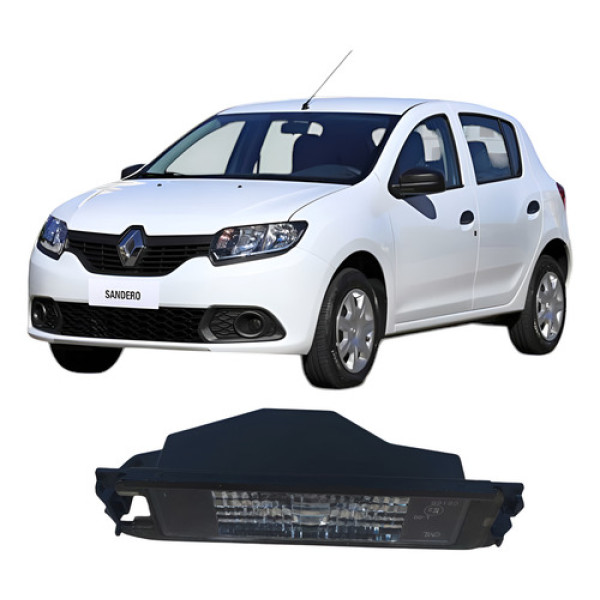 Lanterna Luz De Placa Traseira Renault Sandero 2017