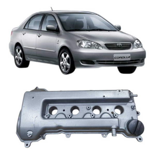 Tampa Comando De Válvulas Cabeçote Corolla 1.8 4c 2005 Cinza
