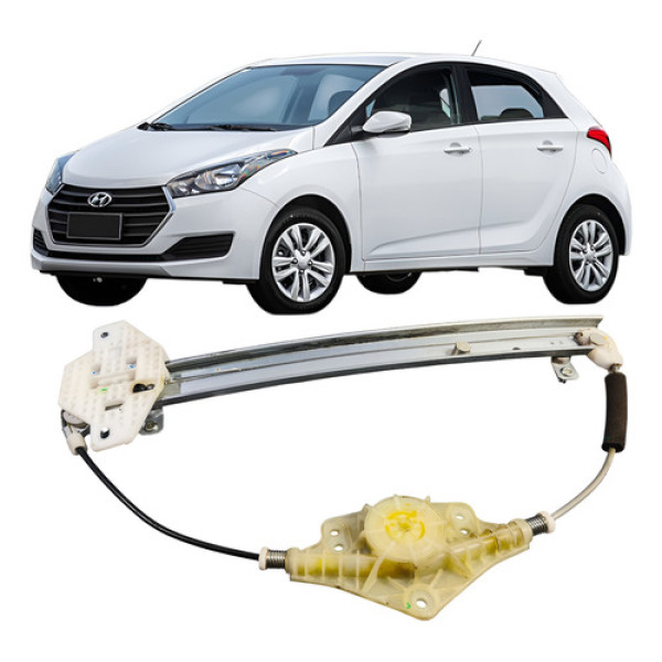  Máquina Traseiro Esquerdo Hyundai Hb20 1.0 3c 2018-2021