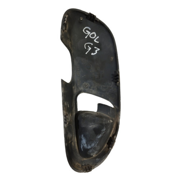 Moldura Acabamento Maçaneta Traseira Direita Vw Gol G3 2003 - Preto - Traseira