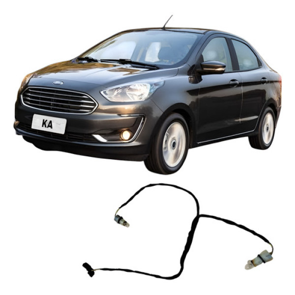 Chicote Lanterna Luz Placa Traseira Ford Ka 2018