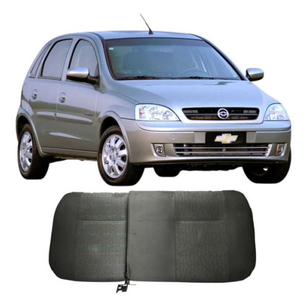 Encosto Banco Traseiro Chevrolet Corsa 2006 Original  Prateado