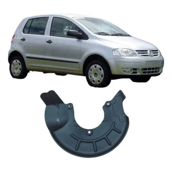 Prato Disco Freio Esquerdo Fox Gol 2007 1.6 6q0615311d Preto
