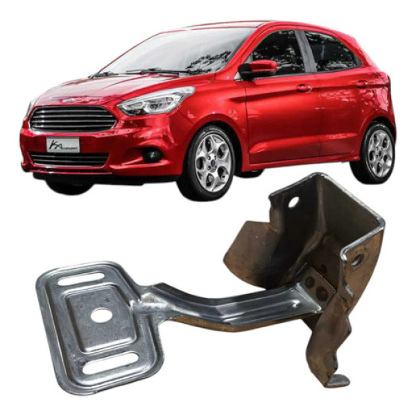 Suporte Console Central Ford Ka 1.0 3c 2015 9494109 Original Prata (metal)