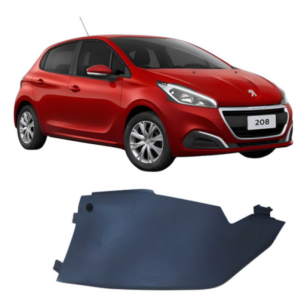 Acabamento Console Central Lateral Direito Peugeot 208 2019