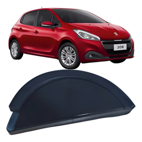 Acabamento Porta Traseiro Direito Peugeot 208 2019  Prata