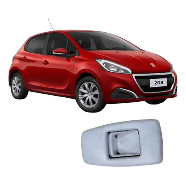 Botão Regulagem Cinto Peugeot 208 2019 6036064 Prata Prata