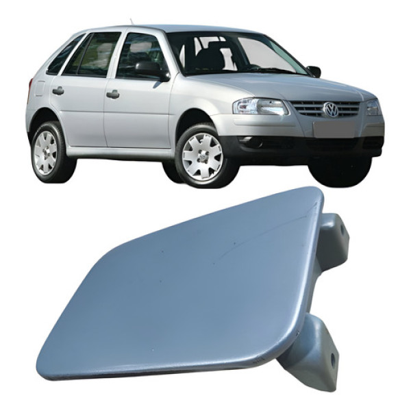 Tampa Bocal Tanque Portinhola Prata Volkswagen Gol 2005 Prat - Prateado - 2005