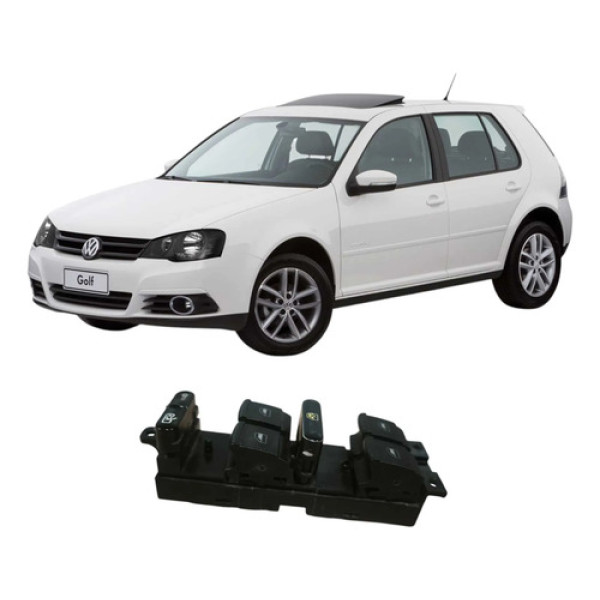 Comando Interruptor De Vidro Elétrico Volkswagen Golf 2011