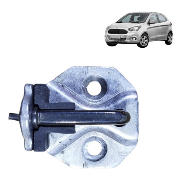 Batente Porta Traseira Esquerda 4p Ford Ka 2021 Dianteira Esquerdo Preto