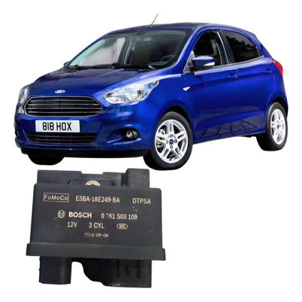 Módulo Relé Ventilação Ford Ka 2017-2021  Preto Preto