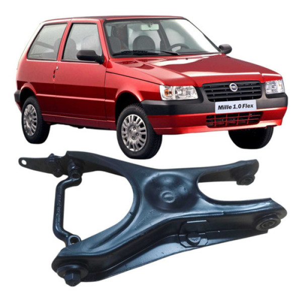 Balança Traseira Esquerda Fiat Uno Mille 2006