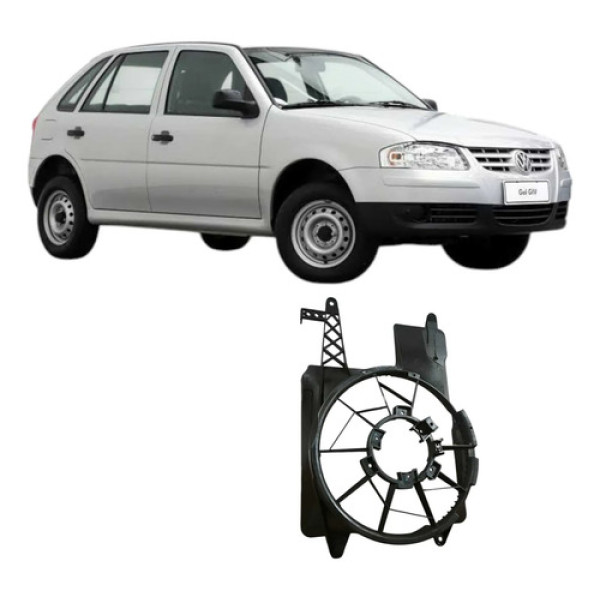 Defletor Ventoinha Radiador Volkswagen Gol 2009 1.0 Original